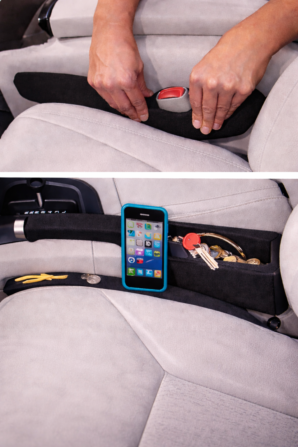 Osłona szczeliny fotela samochodowego (2 szt.) – porządek w aucie