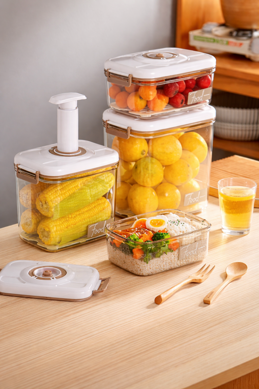 Pudełko do przechowywania próżniowego. Świeże jedzenie nawet 5x dłużej