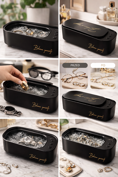 Ultradźwiękowa myjka do biżuterii i zegarków – szybkie i skuteczne czyszczenie