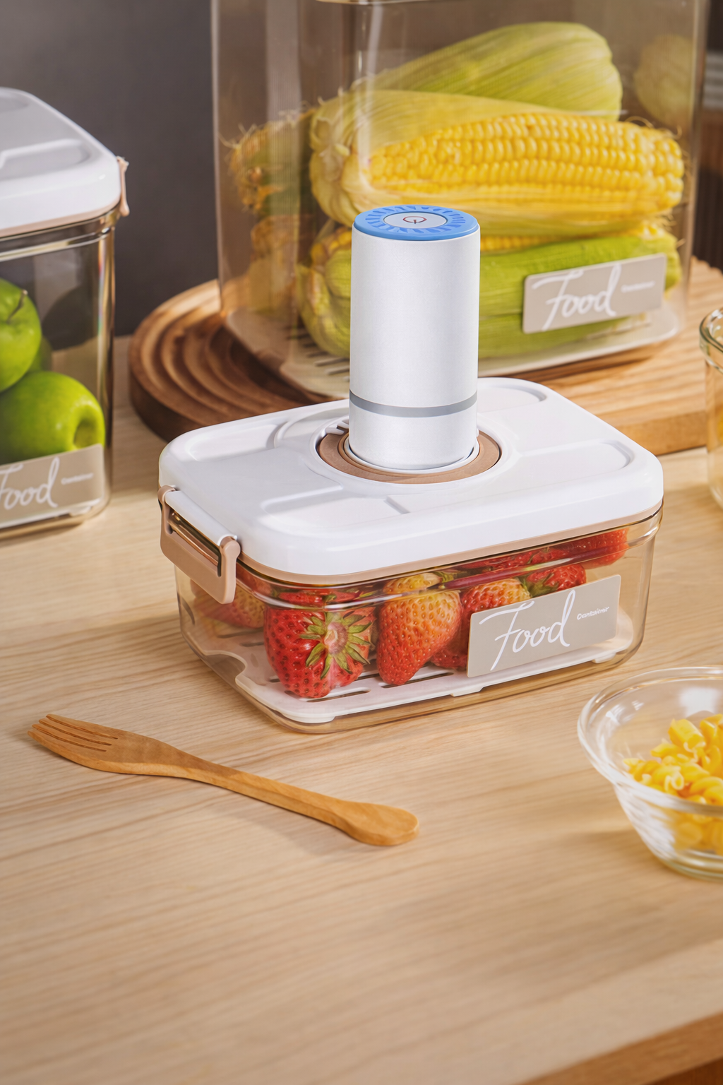 Pudełko do przechowywania próżniowego. Świeże jedzenie nawet 5x dłużej